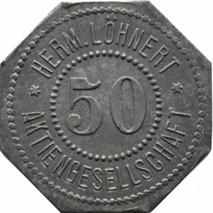 Bromberg/Bydgoszcz, Herman Löhnert - Machine Factory S.A., 50 fenig undated, UNC