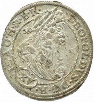 Silesia, Leopold I, 15 krajcars 1694 CB, Brzeg, RAIN