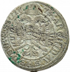Silesia, Leopold, 6 krajcars 1674 SHS, Wrocław