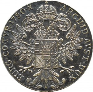 Austria, Maria Theresa, thaler 1780, Vienna, new minting