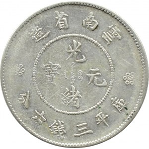 China, Yunnan Province, 50 cents 1908