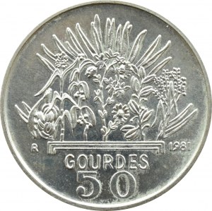 Haiti, FAO, 50 gourdes 1981 R, Rome