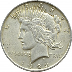 USA, Peace, $1 1922, Philadelphia