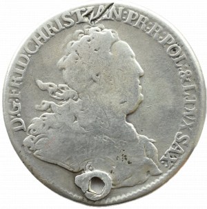 Poland/Saxony, Frederick Krystian, 2/3 thaler 1763 I.F.ô.F., Leipzig