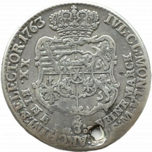 Poland/Saxony, Frederick Krystian, 2/3 thaler 1763 I.F.ô.F., Leipzig
