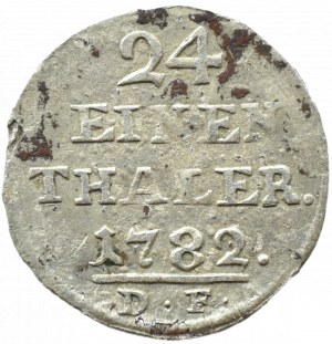 Germany, Hessen-Kassel, 1/24 thaler 1782 D.F.