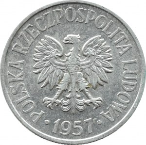 PRL, 50 pennies 1957, Warsaw, nice pieces