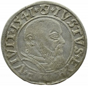 Ducal Prussia, Albrecht, Prussian penny 1541, Königsberg LONG BRODA