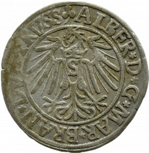 Ducal Prussia, Albrecht, Prussian penny 1541, Königsberg LONG BRODA