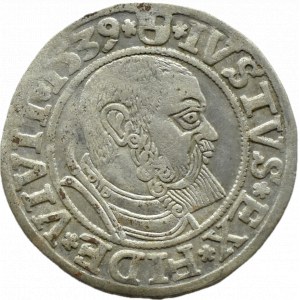 Prusy Książęce, Albrecht, grosz pruski 1539, Królewiec