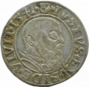 Ducal Prussia, Albrecht, Prussian penny 1541, Königsberg LONG BRODA