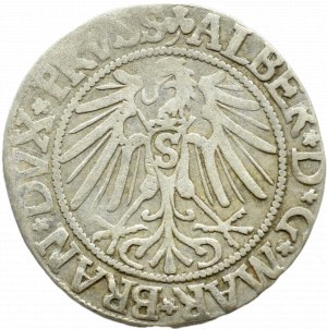 Ducal Prussia, Albrecht, Prussian penny 1542, Königsberg