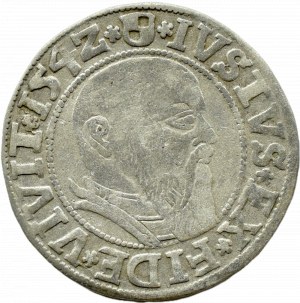Ducal Prussia, Albrecht, Prussian penny 1542, Königsberg