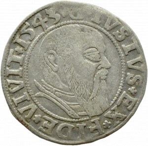 Ducal Prussia, Albrecht, Prussian penny 1543, Königsberg EXISTING COLLEGE