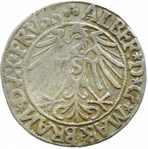Ducal Prussia, Albrecht, Prussian penny 1544, Königsberg, REVERSE 