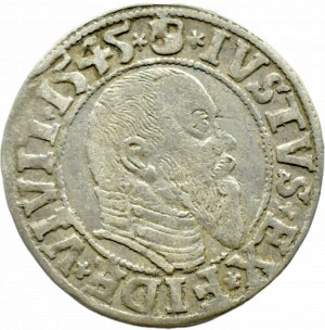 Ducal Prussia, Albrecht, Prussian penny 1545, Königsberg
