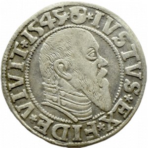 Prusy Książęce, Albrecht, grosz pruski 1545, Królewiec