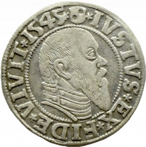 Ducal Prussia, Albrecht, Prussian penny 1545, Königsberg