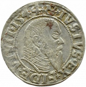 Ducal Prussia, Albrecht, Prussian penny 1544, Königsberg, REVERSE 