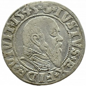 Prusy Książęce, Albrecht, grosz pruski 1545, Królewiec