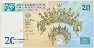 Third Republic, 300 Years of the Coronation of the Jasna Gora Image, 20 PLN 2017, LOW NUMBER