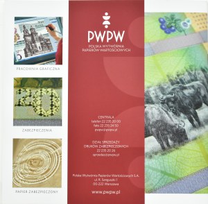 PWPW, Polish Bison 2019, set POTENTIAL BIRDS with folder, 9 bills