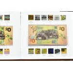 PWPW, Polskie Żubry 2019, komplet POTĘGA PODŁOŻA z folderem, 9 szt banknotów