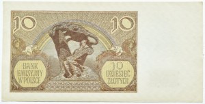 General Government, 10 zloty 1940, series L, LONDON FALLS