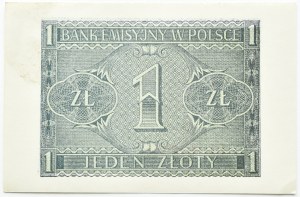 General Government, 1 zloty 1941, BE series, Cracow