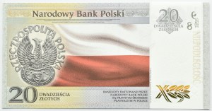 III RP, Jozef Pilsudski, 20 zloty 2018, Warsaw, UNC