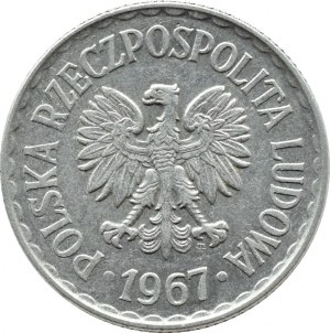 PRL, 1 zloty 1967, Warsaw, rarer vintage