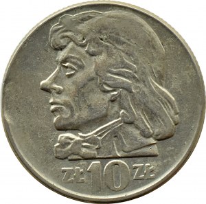 PRL, 10 zloty 1966, T. Kosciuszko, Warsaw, DESTRUKT