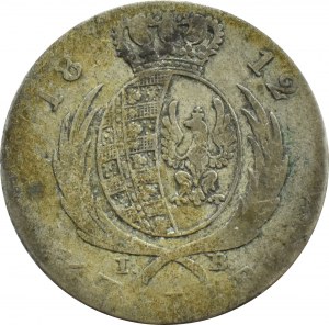 Księstwo Warszawskie, 1/3 talara (dwuzłotówka) 1812 I.B., Warszawa