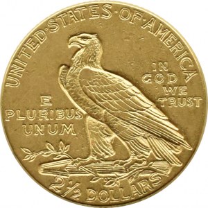 USA, Indian,2 1/2 dollars 1912, Philadelphia