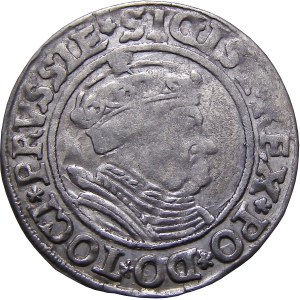 Sigismund I the Old, penny 1535, Toruń VERY BAD