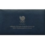 Korea Południowa, set monet 1000-2000 won 1988, Igrzyska Olimpijskie Seul 1988, Tedzon