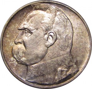 II RP, J. Piłsudski, 2 zloty 1934, Warsaw, UNC