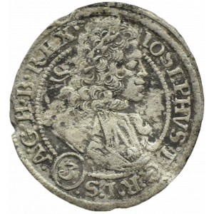 Śląsk, Leopold I, 3 krajcary 1711 FN, Opole