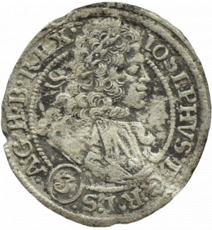 Silesia, Leopold I, 3 krajcars 1711 FN, Opole