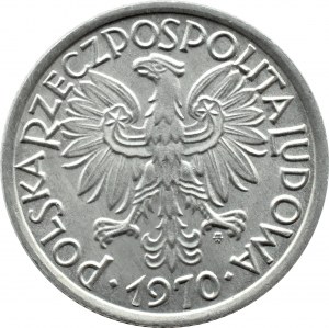PRL, Berry, 2 zloty 1970, Warsaw, UNC, sharp 