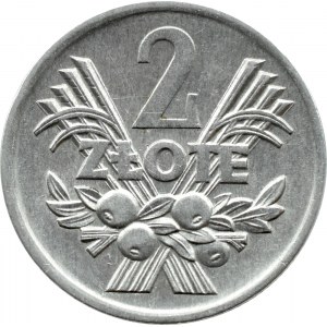 PRL, Jagody, 2 złote 1971, Warszawa