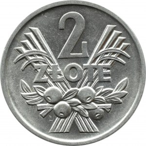PRL, Berry, 2 zloty 1960, Warsaw, UNC