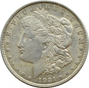 USA, Morgana, dolar 1921, Filadelfia