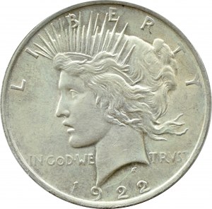 USA, Peace, $1 1922, Philadelphia