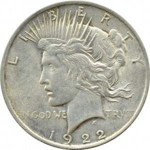USA, Peace, $1 1922, Philadelphia