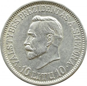 Lithuania, President Smetona, 10 litas 1938, Kaunas