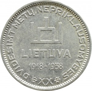 Lithuania, President Smetona, 10 litas 1938, Kaunas