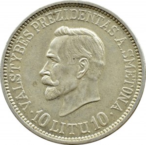Lithuania, President Smetona, 10 litas 1938, Kaunas
