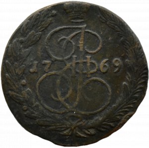 Russia, Catherine II, 5 kopecks 1769 E.M., Yekaterinburg