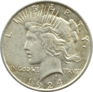 USA, Peace, $1 1924, Philadelphia